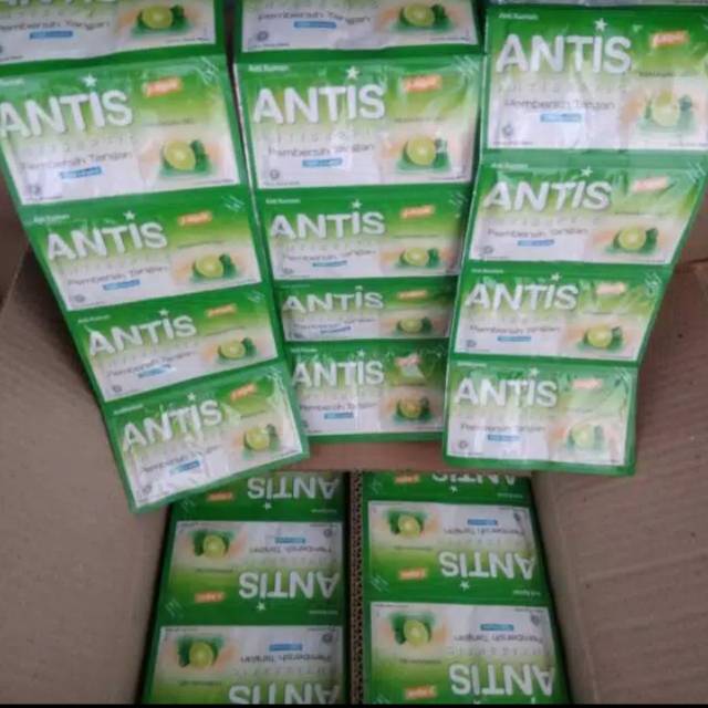 [5 ML] ANTIS HAND SANITIZER GEL ISI 24 SACHET / ANTIS Sachet