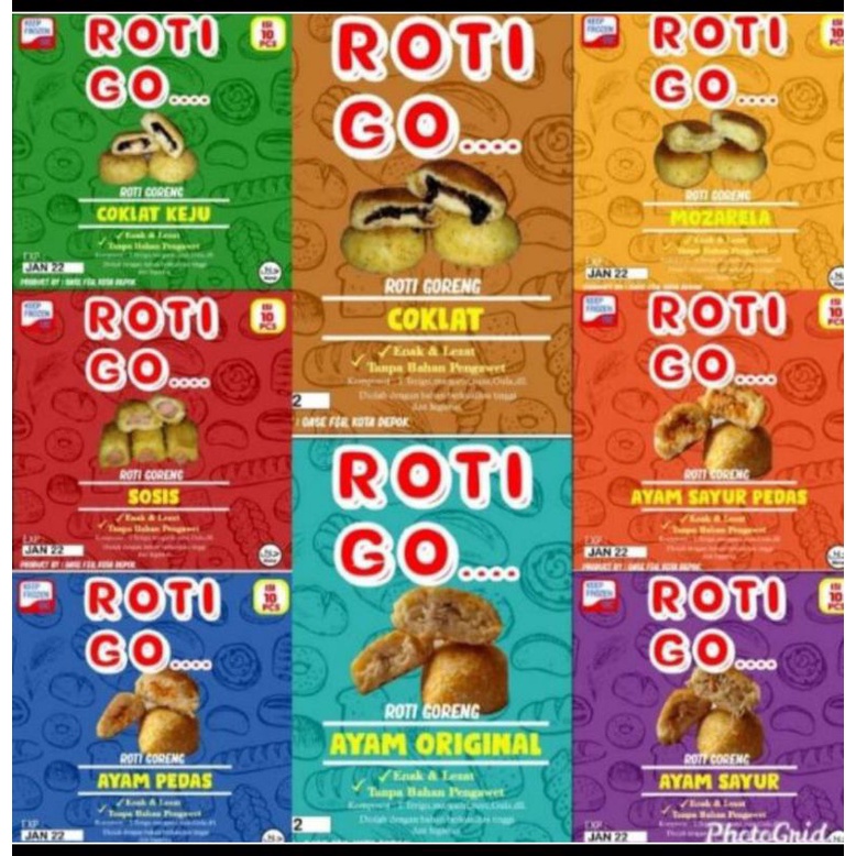 

Enakk!! Roti Go (Roti Goreng isi) 10pcs (Frozen)