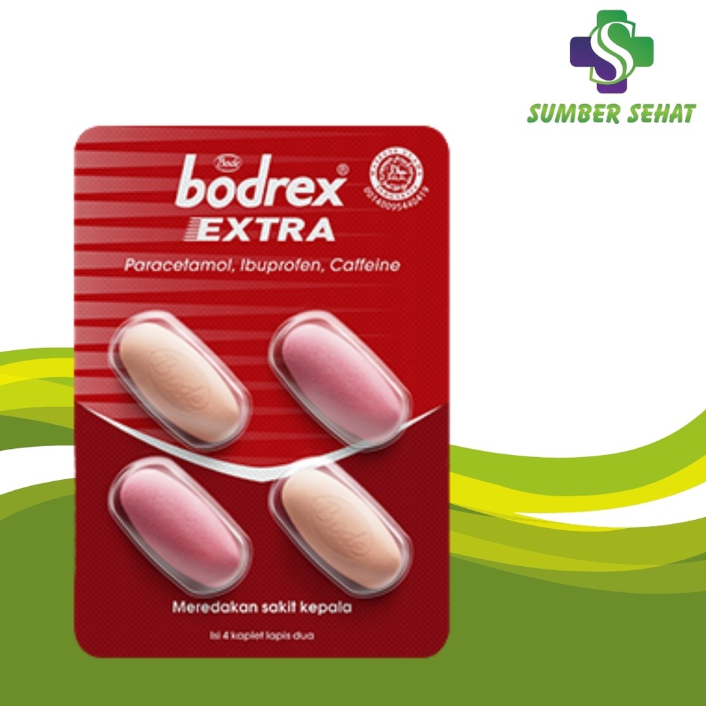 BODREX EXTRA STRIP 4 TABLET