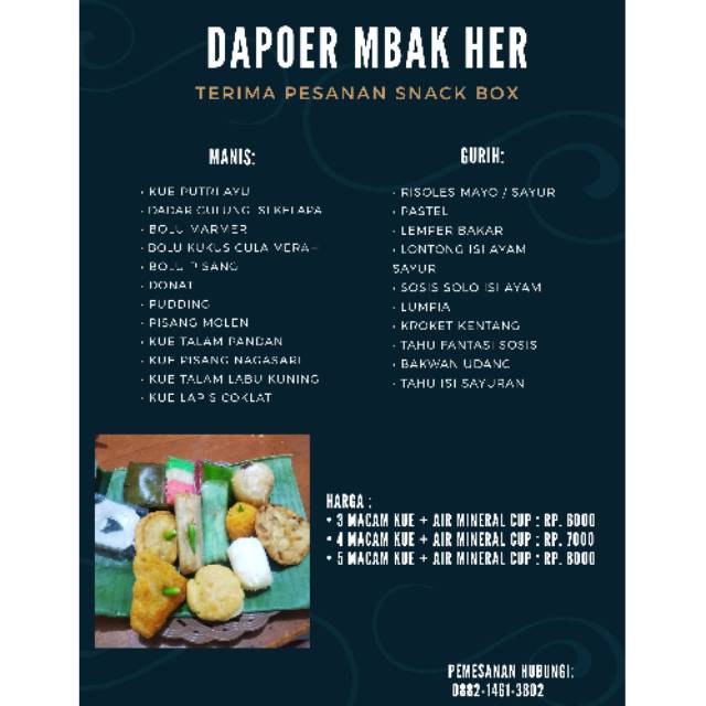 Paket Snack Box Murah Dan Enak Minimal Order 10 Box Shopee Indonesia