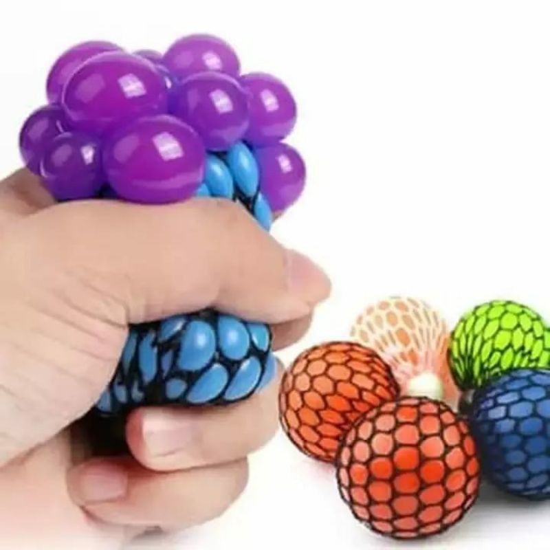 Jual STRESS BALL/SQUISHY MESH BALL ANTI 