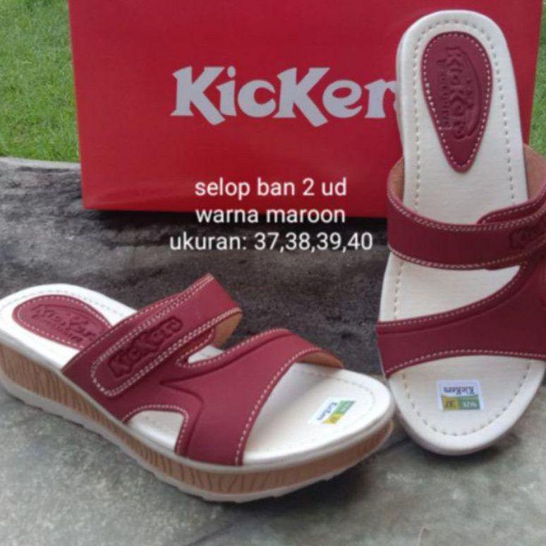 S&B 0SANDAL JAPIT SANTAI KICKERS JEPIT PANTAI CASUAL CEWEK MURAH BERKUALITAS PROMO Sandal wedjes kic