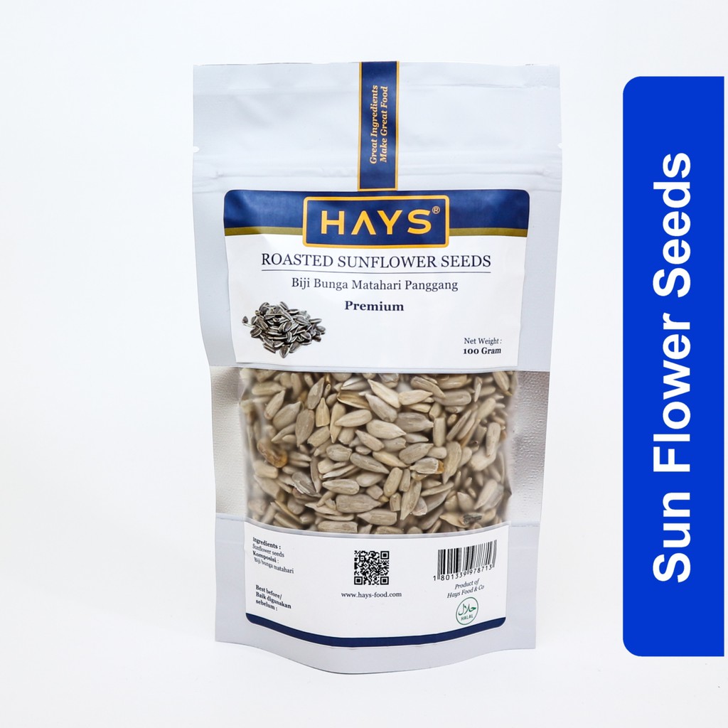 Roasted Sunflower Seeds /  Biji Bunga Matahari Panggang / Kuaci / Kwaci - HAYS