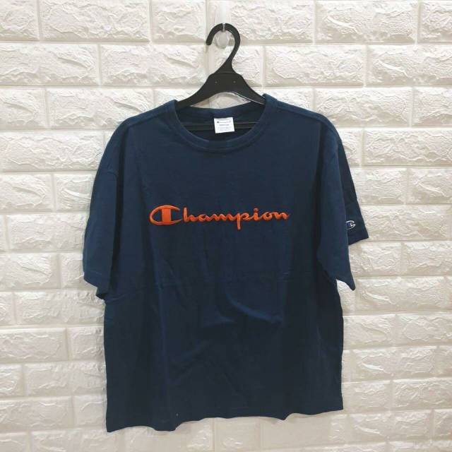  CHAMPION  TEE ORI  KAOS PRIA TSHIRT OVERSIZE Shopee 