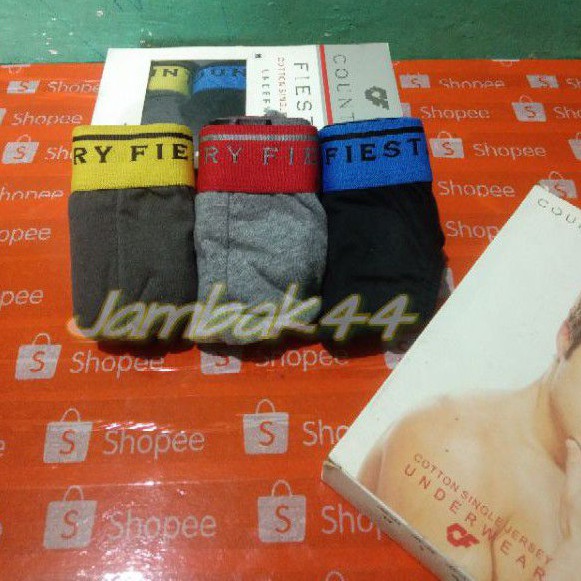 COUNTRY FIESTA Men's Brief Celana Dalam Pria 3pcs UM3 - 038 bisa COD
