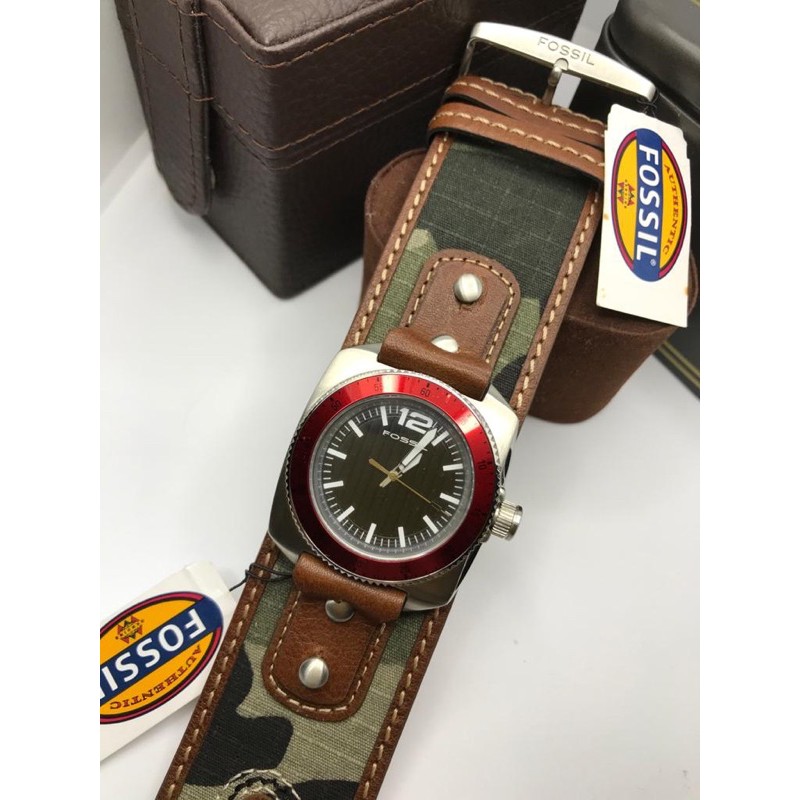 Preloved Jam Fossil Gaban Army