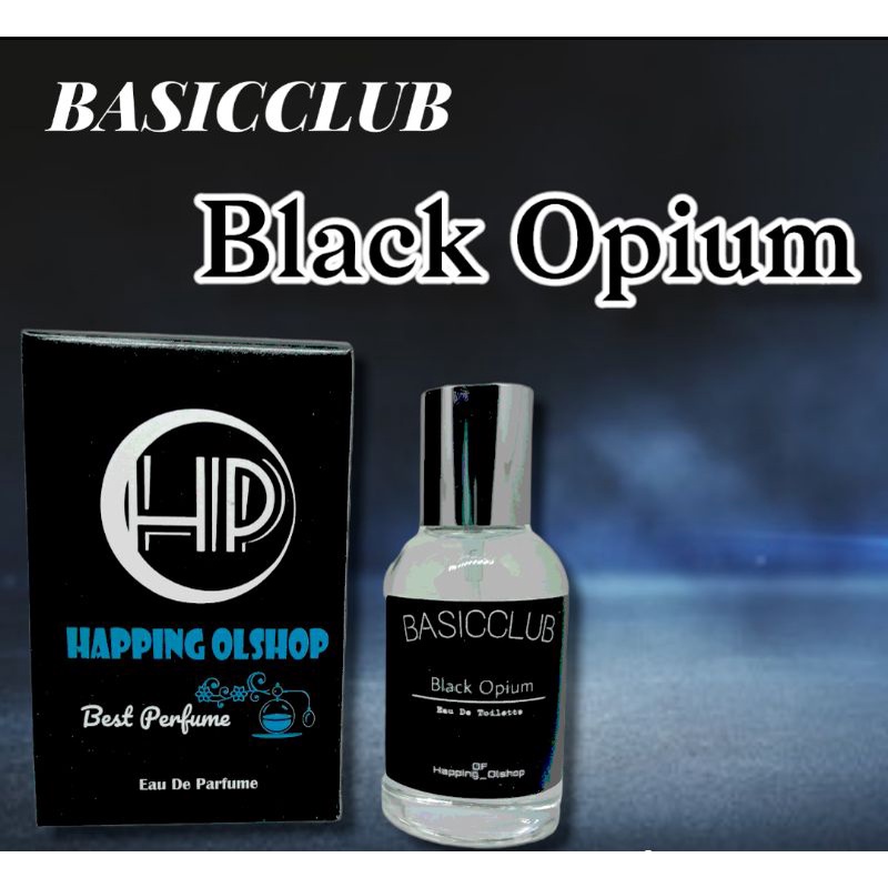 Basic Club black opim parfume geamoore pria/wanita parfum elegant