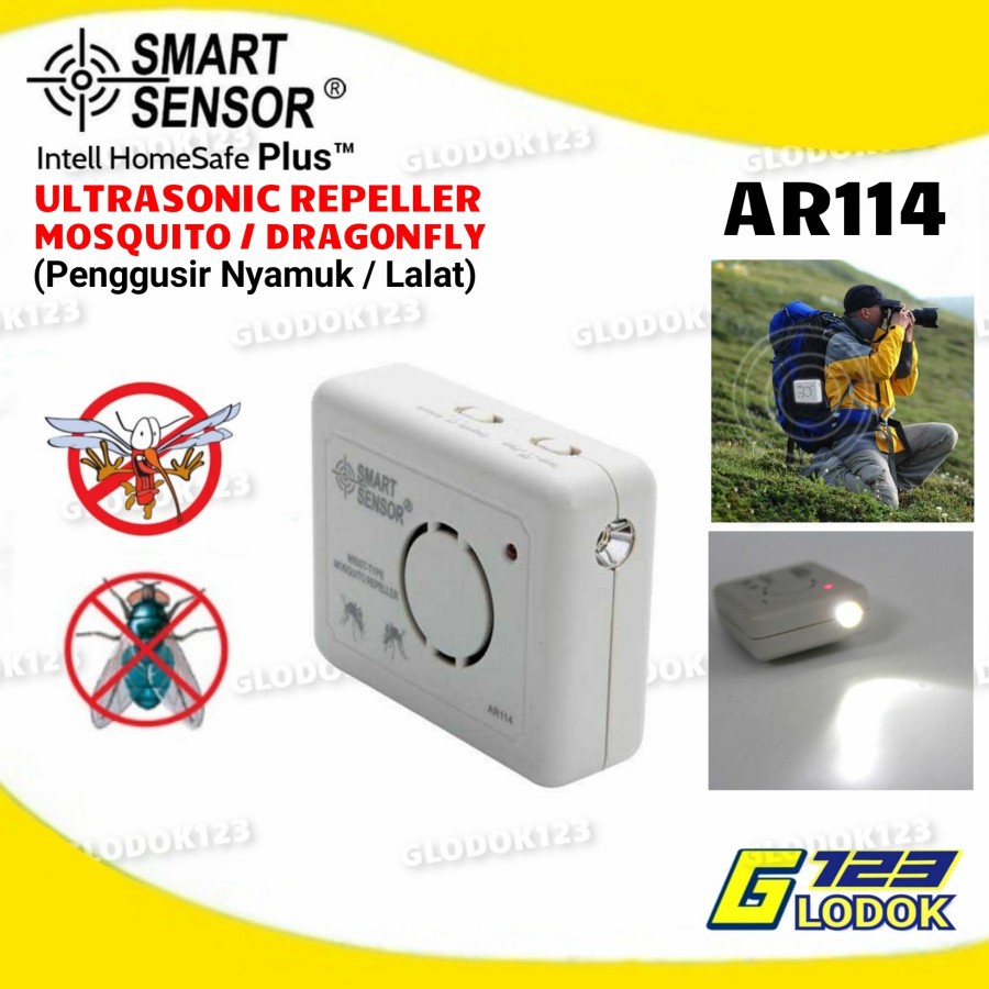 Pengusir Nyamuk Anti Serangga Lalat Ultrasonic Camping Hiking Mancing