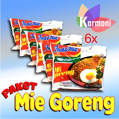 

Indomie goreng 70g isi 6