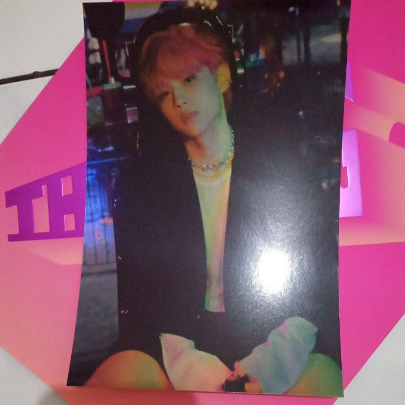 THE BOYZ SUNWOO HOLOGRAM POSTCARD OFFICIAL THRILL-ING THRILL RIDE BANG VERSION