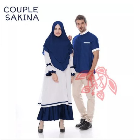 GAMIS COUPLE BAJU LEBARAN 2020 KELUARGA MUSLIM PASANGAN SERAGAM FAMILY MODERN TERBARU