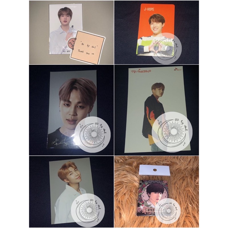 BTS X VT COSMETICS BBQ CHILSUNG COLD BREW PHOTOCARD PC JIN JIMIN RM JHOPE OFFICIAL