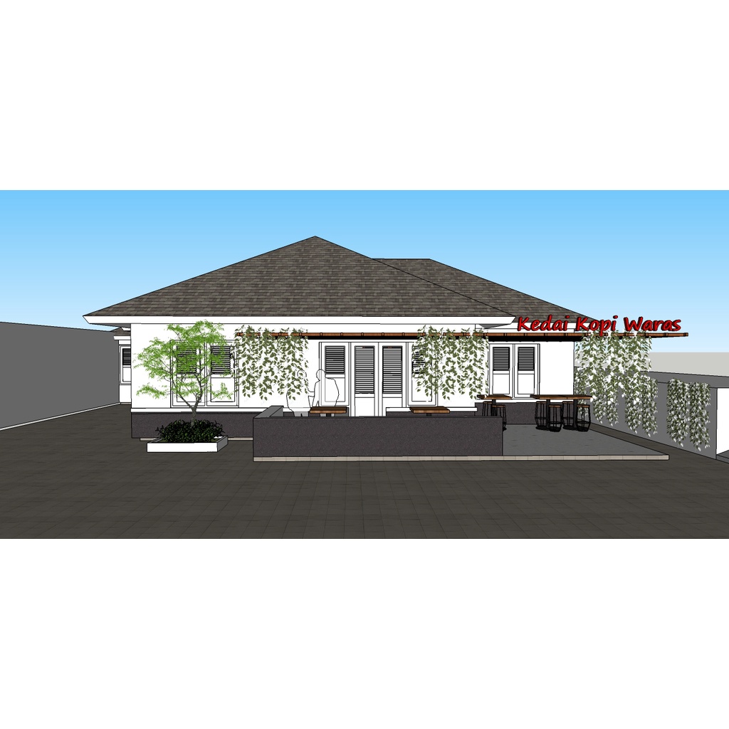 Jasa 3D modeling menggunakan sketchup