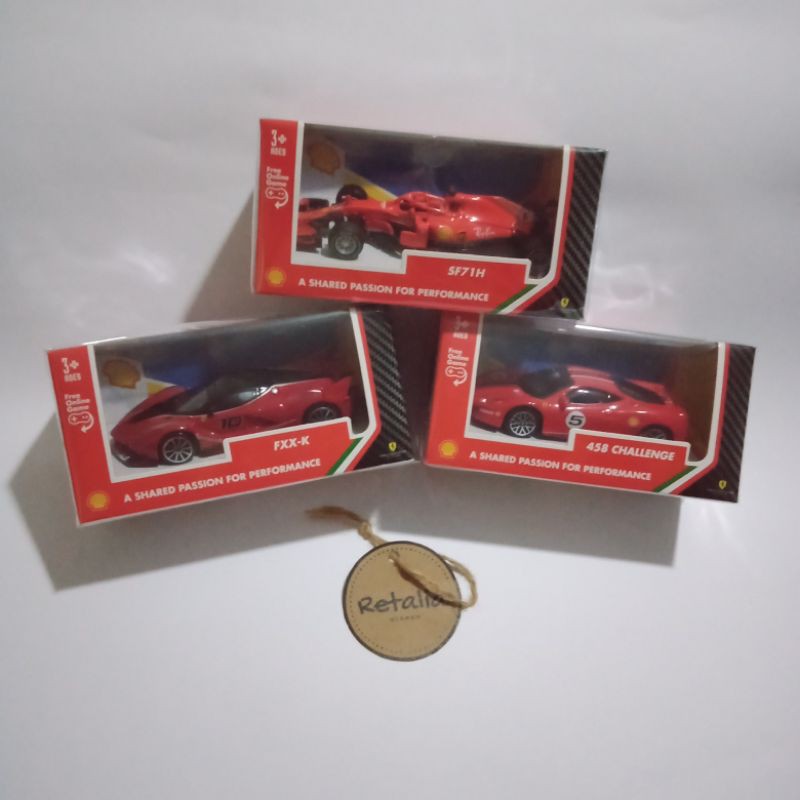 Diecast Mobil Ferrari Shell