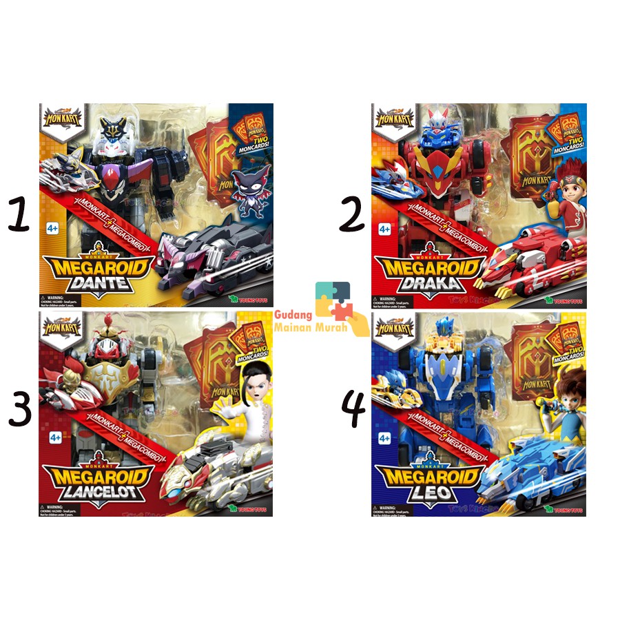 YOUNG TOYS MONKART MEGAROID DRAKA LEO VASPER PIXIE RARRKEN YOUNG TOYS MONKART MEGAROID DRAKA LEO VASPER PIXIE RARRKEN