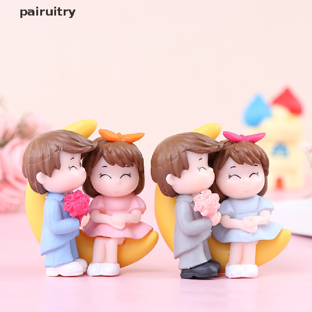 Prt Miniatur Pasangan Kekasih Romantis Untuk Dekorasi Taman Minifairy Garden Diy PRT