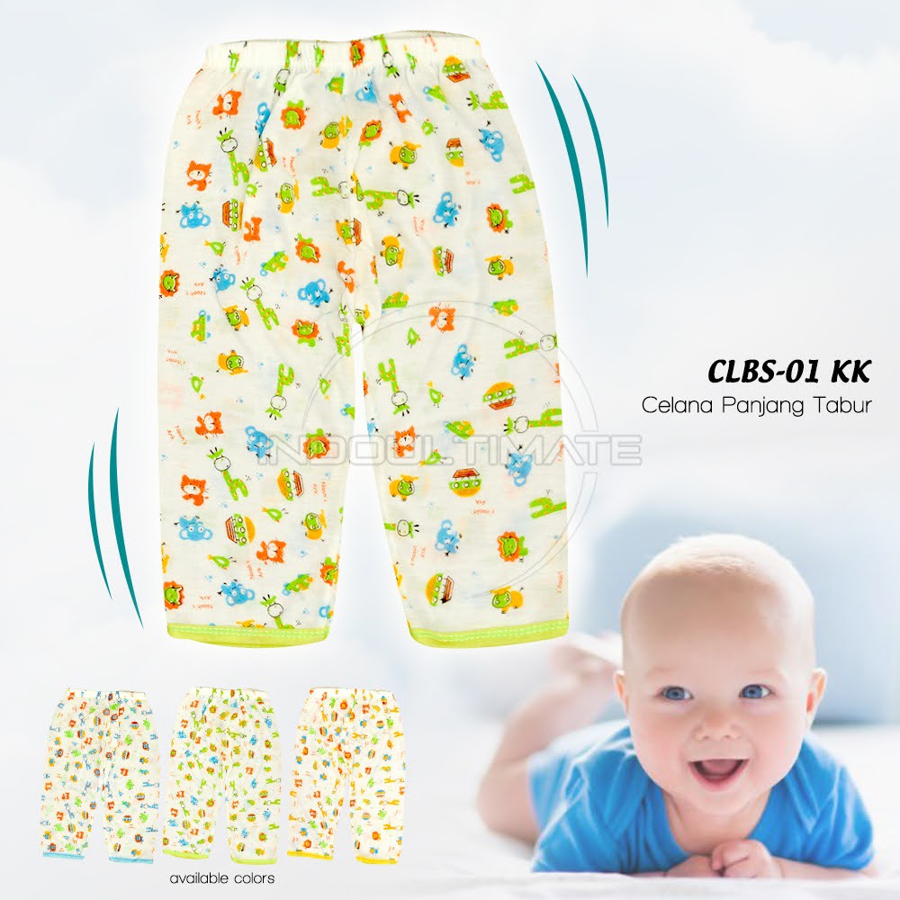 Celana panjang Bayi Baru Lahir Newborn CLBS-01KK Celana Piyama Harian Bayi Celana Tidur