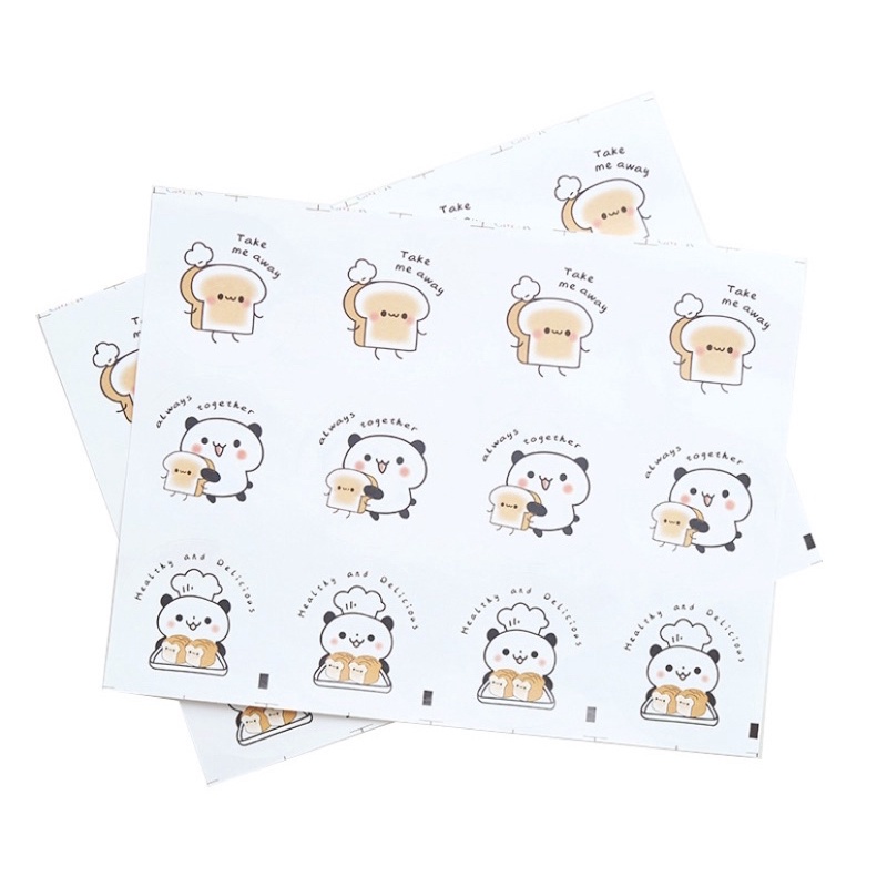 stiker pandan and bread