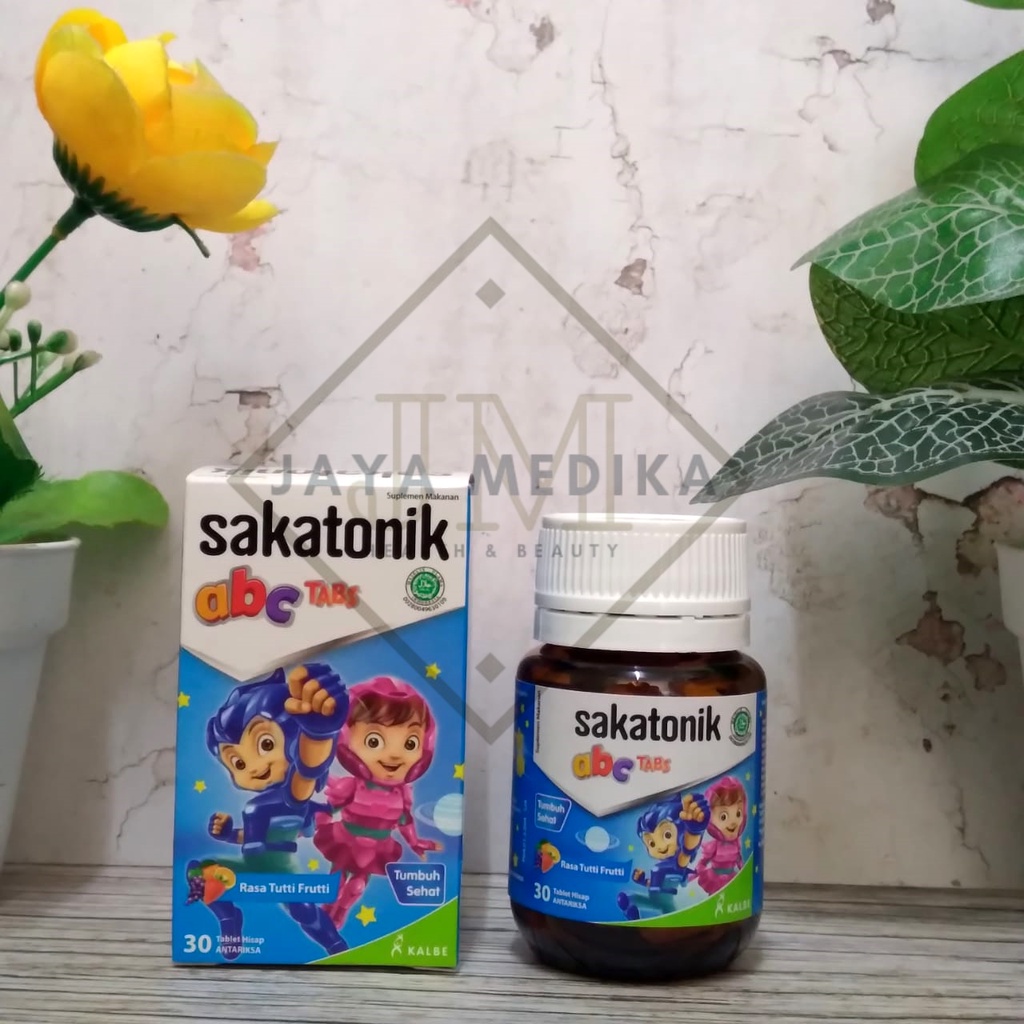 Sakatonik ABC Antariksa Rasa Tutti Frutti Isi 30 Tablet - Vitamin Anak