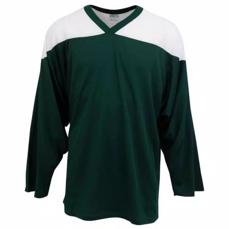 jersey Hockey BigSize Pria CCM practice By Reebok kaos Olahraga cowok baju latihan lenganpanjang