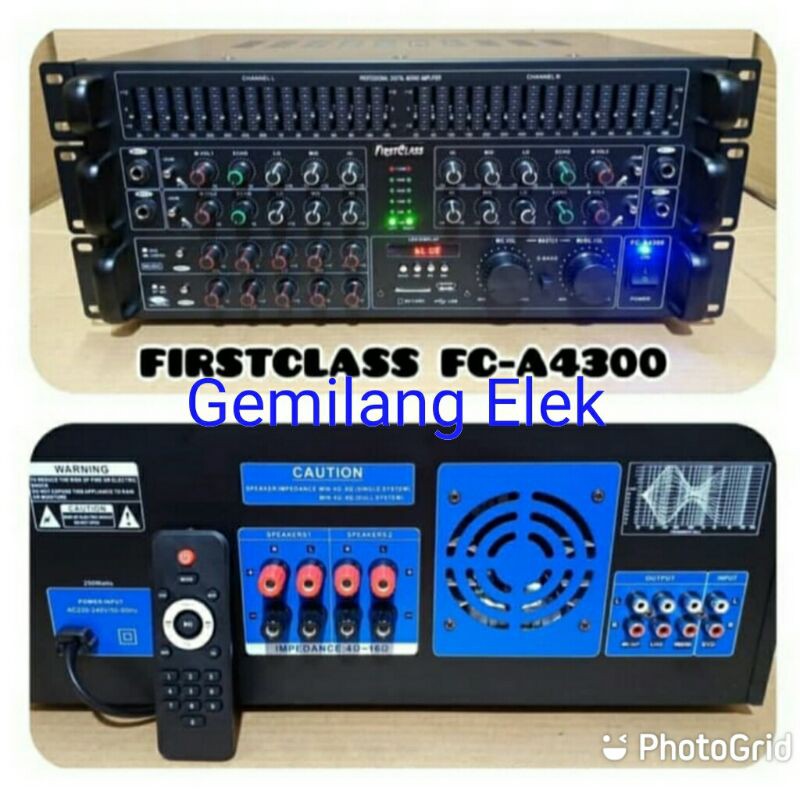 Amplifier Karaoke FIRSTCLASS FC-A4300