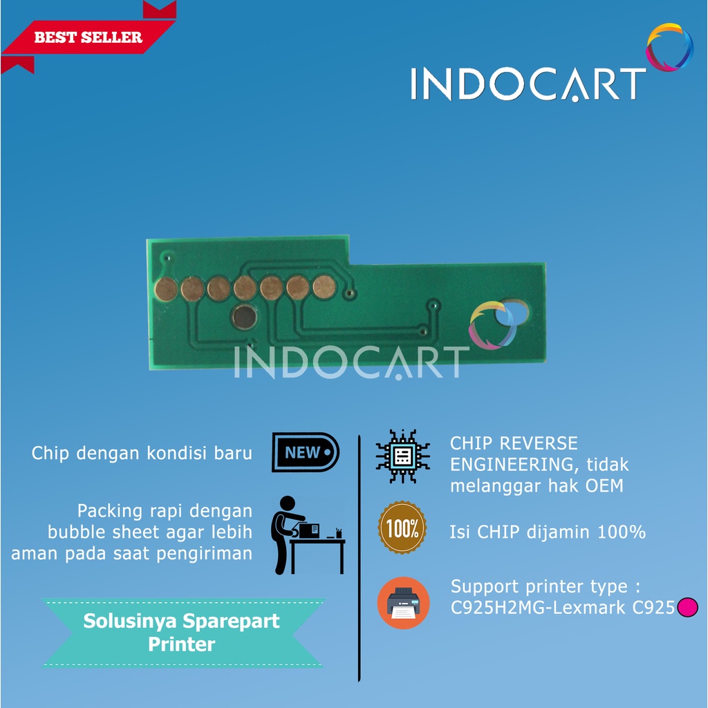 Chip C925H2KG C925H2CG C925H2MG C925H2YG-Lexmark C925