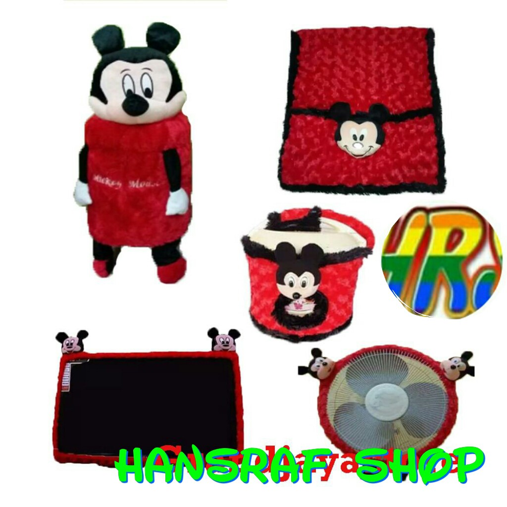 Paket Homeset Bando Galon - Kulkas - Magic Com - Tv - Kipas MICKEY MOUSE