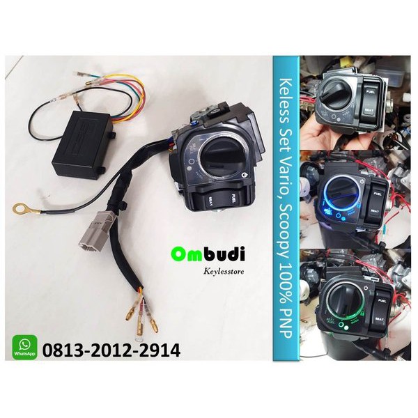 Langsung Order Keyeless vario original PCX  with DSS smartkey Limited