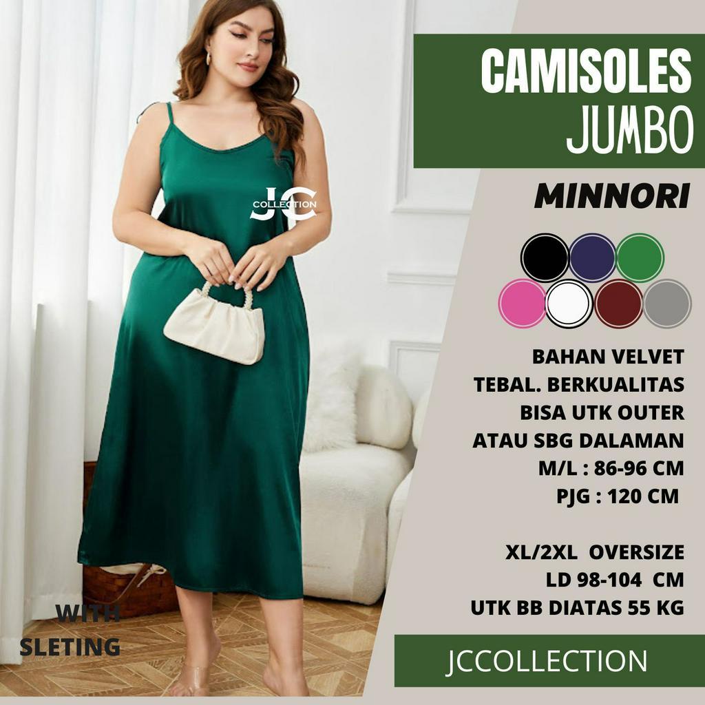 Tanktop Jumbo Velvet / Camisoles Oversize sexy Saten / Tanktop Tali Minori JCCollections. / Tanktop Satin Jumbo