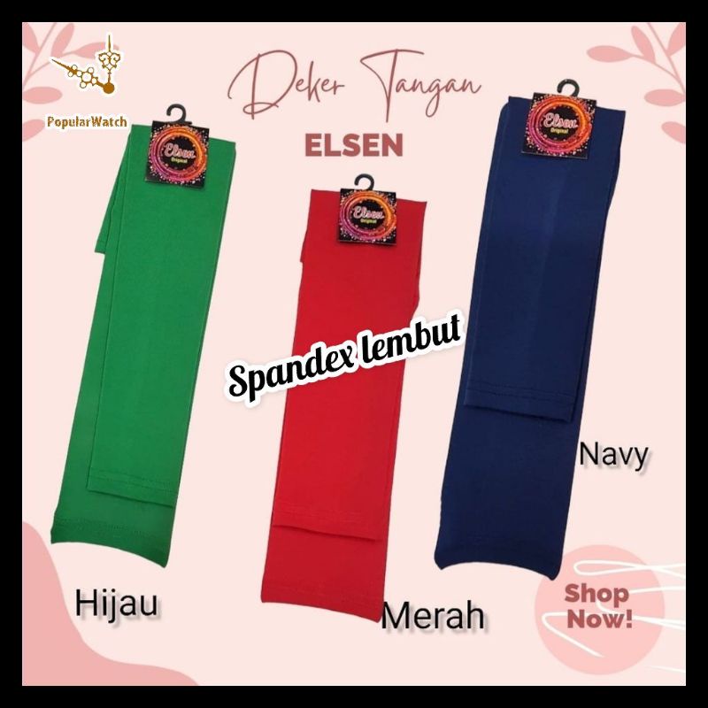 COD! READY manset tangan hijab trendy elastis/Handsock ELSEN bahan dijamin lembut