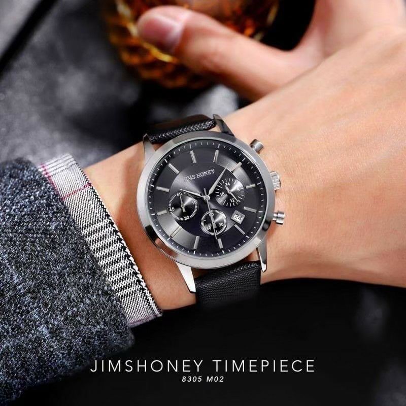 Jims Honey 8305 Timepiece Jam Tangan Pria Original Branded Jimshoney Jam Cowok Fashion Modis Ori