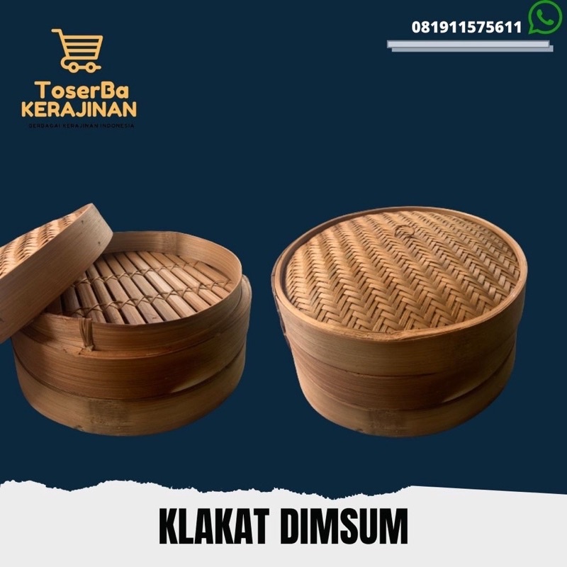 Tempat Dimsum / Wadah Dimsum bambu diameter 20