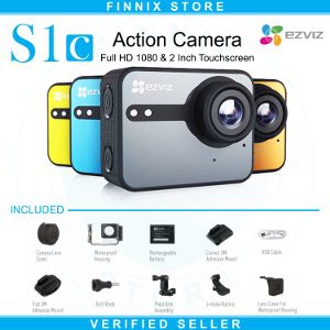 Unik EZVIZ S1C Sport Action Camera Full HD LCD Touch Screen   GARANSI RESMI Limited