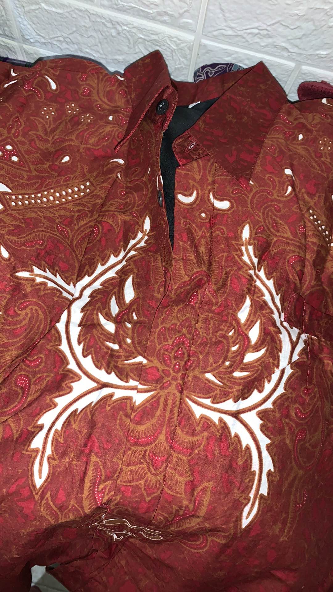 [full Furing] Batik Pria Lengan Pendek Rakha Bahan Katun Sragenan Solo By Kanaya