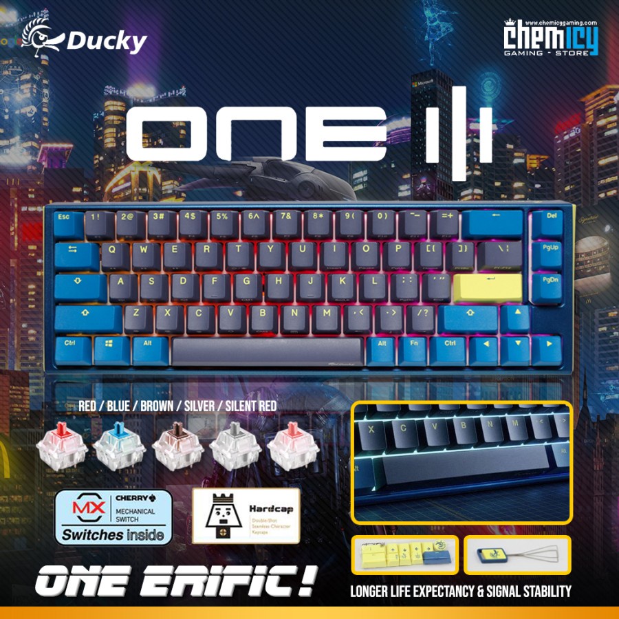 Ducky One 3 SF DayBreak Hotswap RGB Mechanical Gaming Keyboard