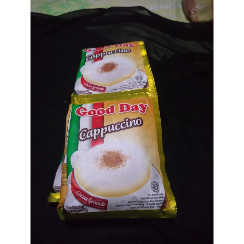 

KOPI GOOD DAY CAPPUCINO 25GR RENCENG