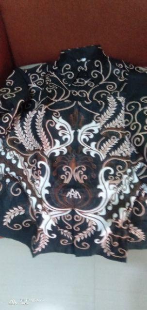 Ruzza Kemeja Batik Pria Ppbtk07 Modern Lengan Panjang Seragam Couple