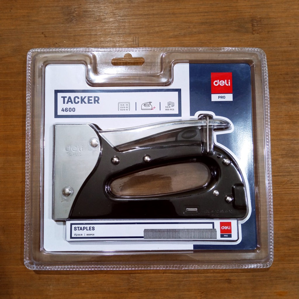 STAPLER TEMBAK DELI E4600 / GUN STAPLER DELI E4600