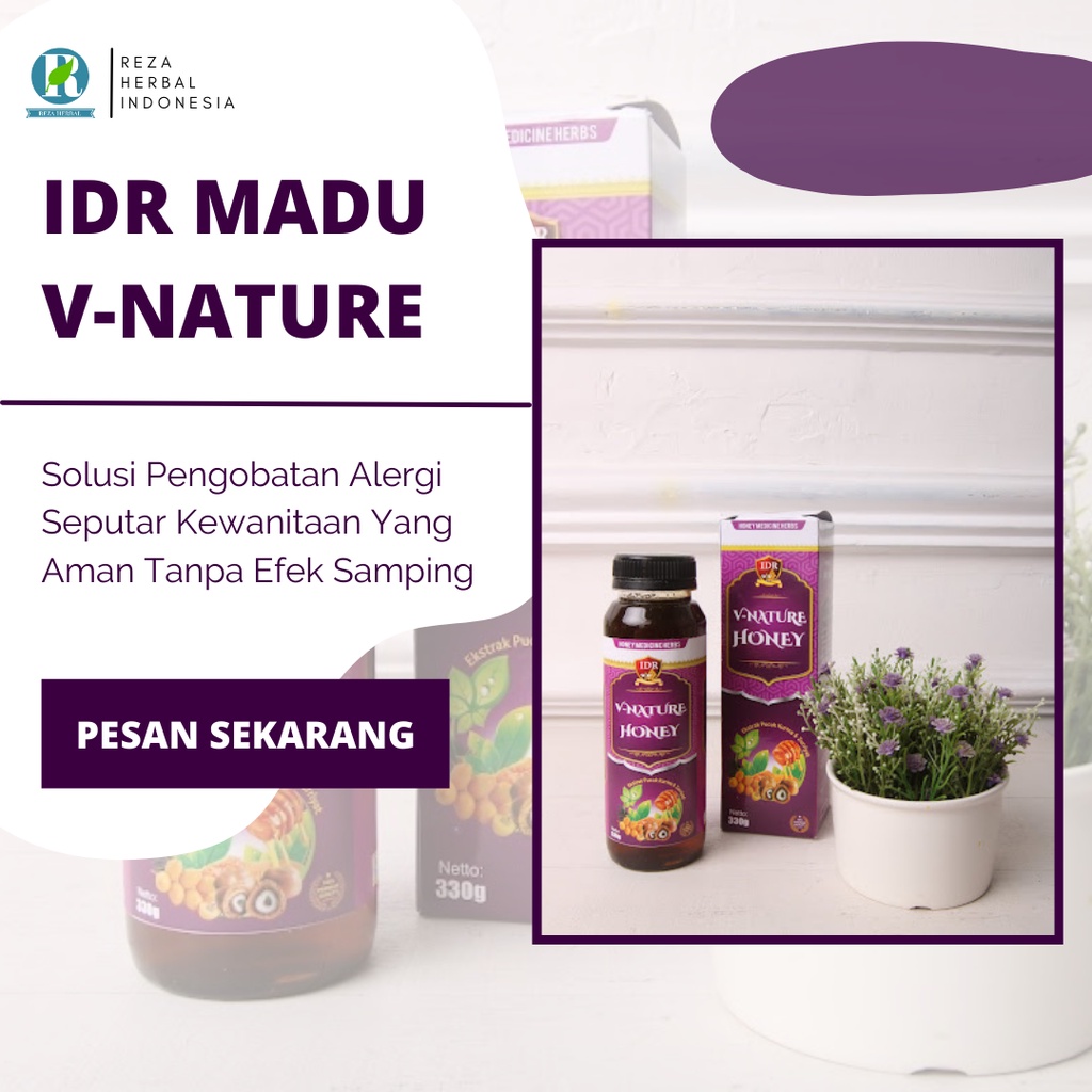 Obat Alergi Vagina - IDR Madu V-Nature