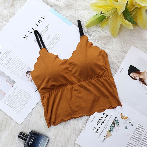 Honesty-096 TANKTOP BRA 2021 WITH CUP BH SINGLET WANITA IMPORT ATASAN WANITA TERBARU