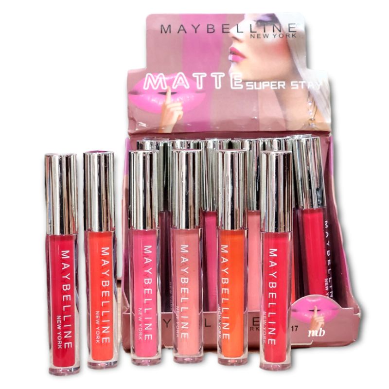 [Per Batang] Lipcream Maybelline Matte Super Stay Tutup Silver HS1017