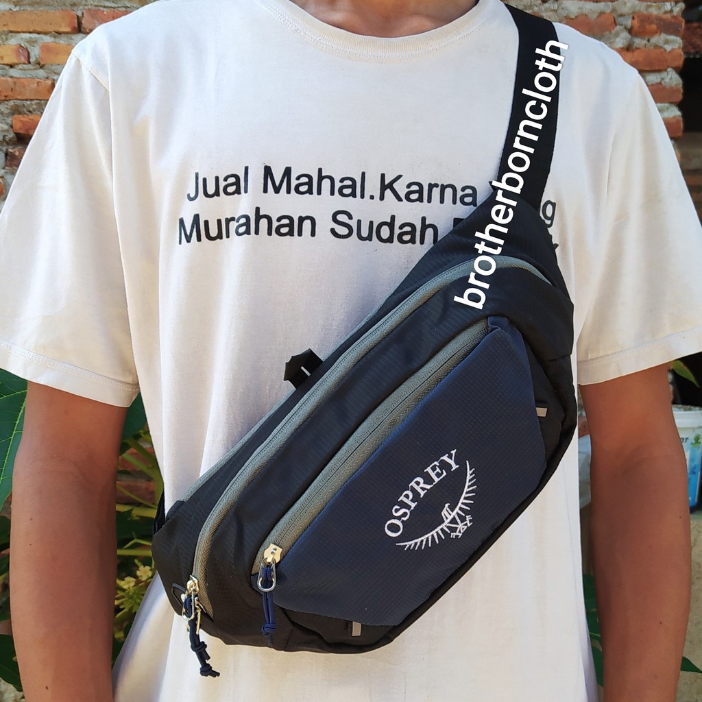 Tas Selempang Pria multifungsi logo osprey