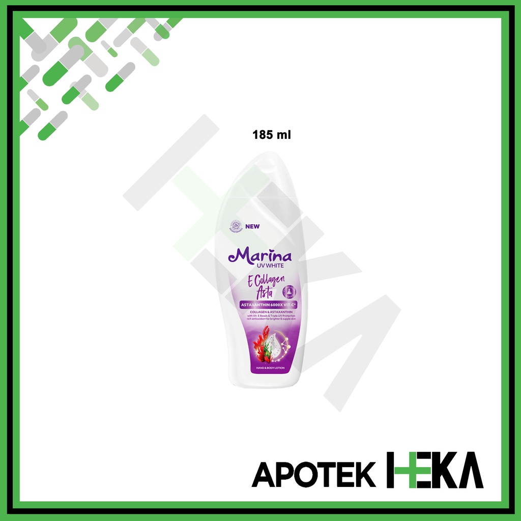 Marina Handbody Lotion UV White E Collagen Asta - Astaxanthin Vit C (SEMARANG)