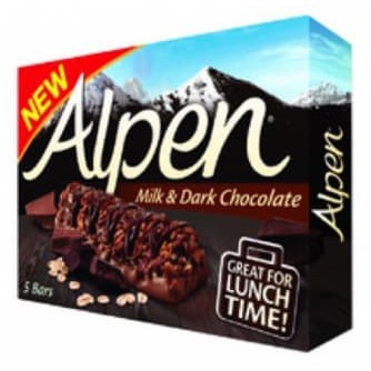 

#HANDCARRY Alpen Milk & Dark Chocolate 5sX29g - UFOHCR1935