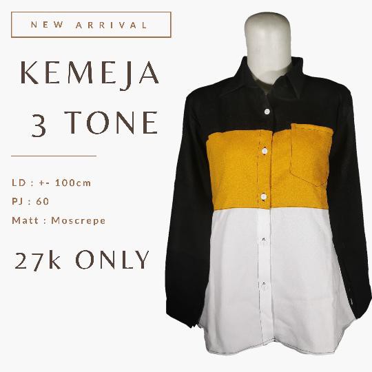KEMEJA 3 TONE