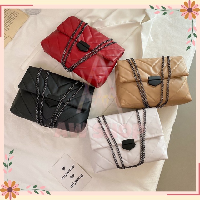 Tas Jessie Selempang Wanita Import Kulit