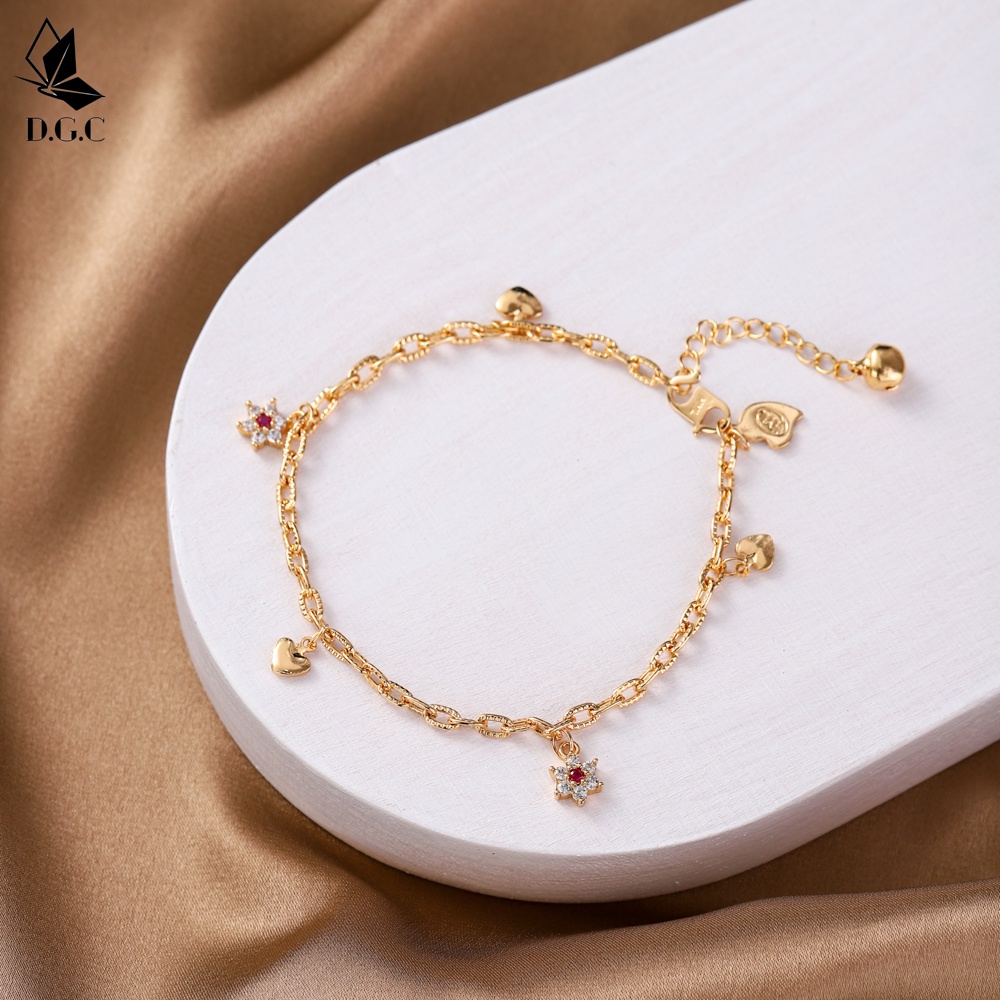 ♥️✅COD✨Gelang Titanium Wanita Rose Gold Aksesoris Fashion Cewek Gelang Serut Murah D216