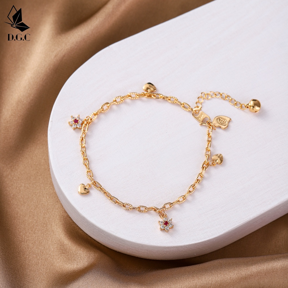 ♥️MOYA0158⭐COD✅Gelang Titanium Wanita Rose Gold Aksesoris Fashion Cewek Gelang Serut Murah D216