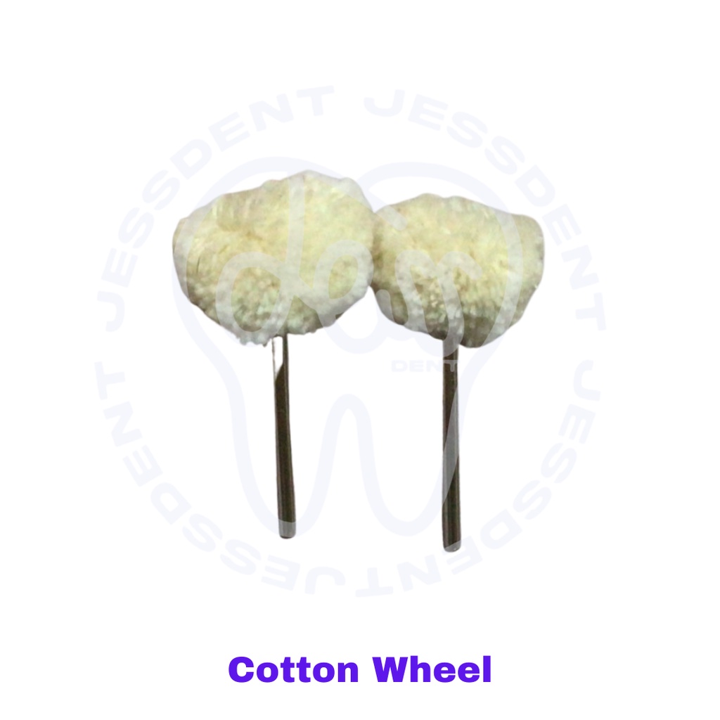 dental cotton wheel polishing bur bulu domba