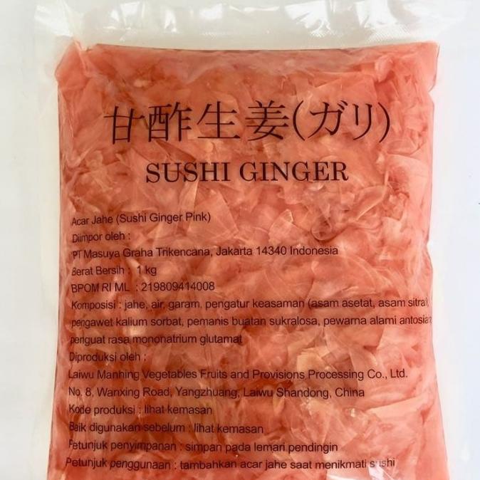 

PROMO Sushi Ginger Pink / Sushi Gary / Acar Jahe 1 Kg MURAH